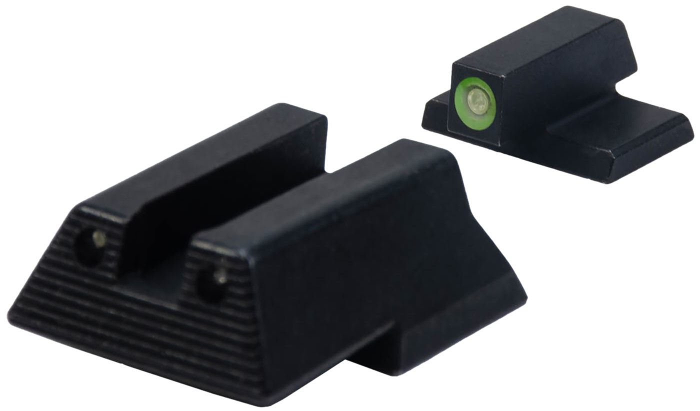 Heckler Koch USA HK 51000933 Night Sight Set Fixed Green Tritium Black Fits