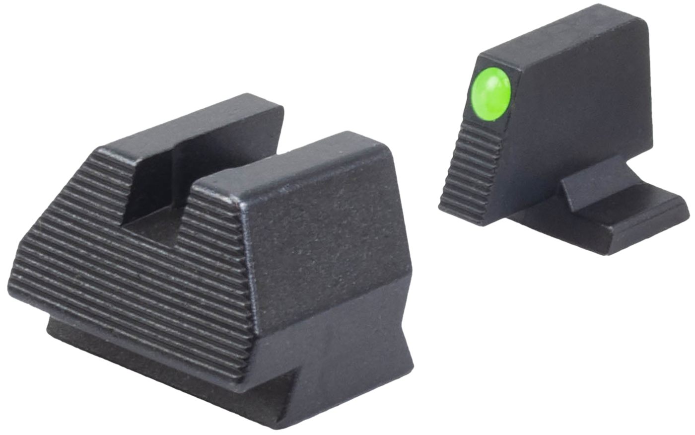 Heckler Koch USA HK 51000938 Night Sight Set Fixed Extended Green Tritium/B