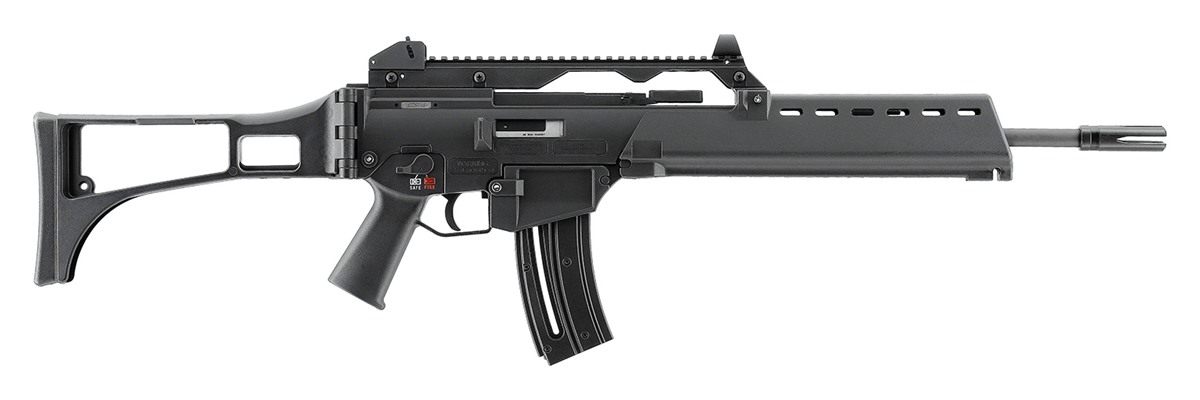 Heckler and Koch HK 81000994 G36 22 LR 20+1 18.13in Black Barrel w/Flash Su view 2