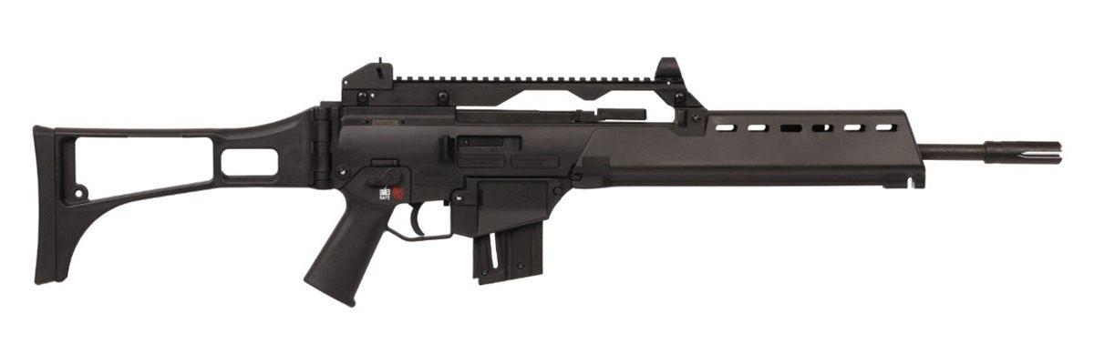 HK 81000995 G36 22 LR 10+1 18.13in Black Barrel w/Flash Suppressor, Receive view 3