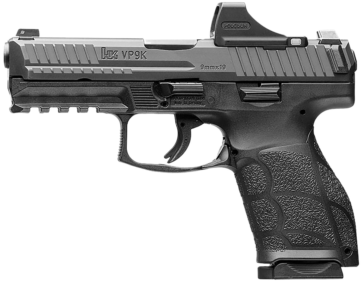 Heckler Koch H K VP9A1 K OE Holosun SCS Handgun 9mm Luger 15rd Magazines (2
