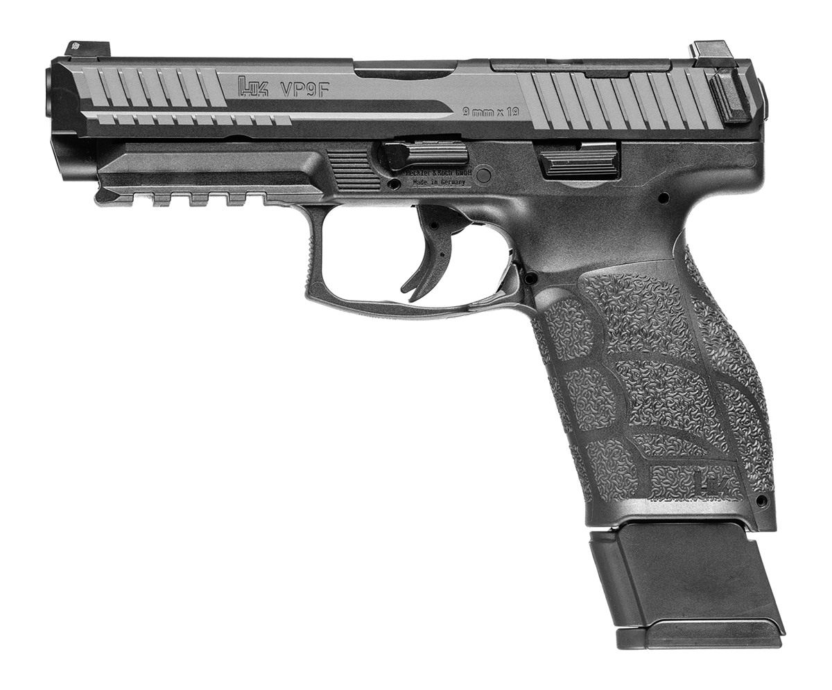 HK 81001064 VP9A1 Full Size 9mm Luger 20+1 4.53in Barrel, Black Steel Optic view 2