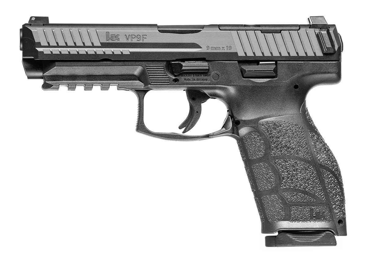 HK 81001065 VP9A1 Full Size 9mm Luger 15+1 4.53in Barrel, Black Steel Optic view 2