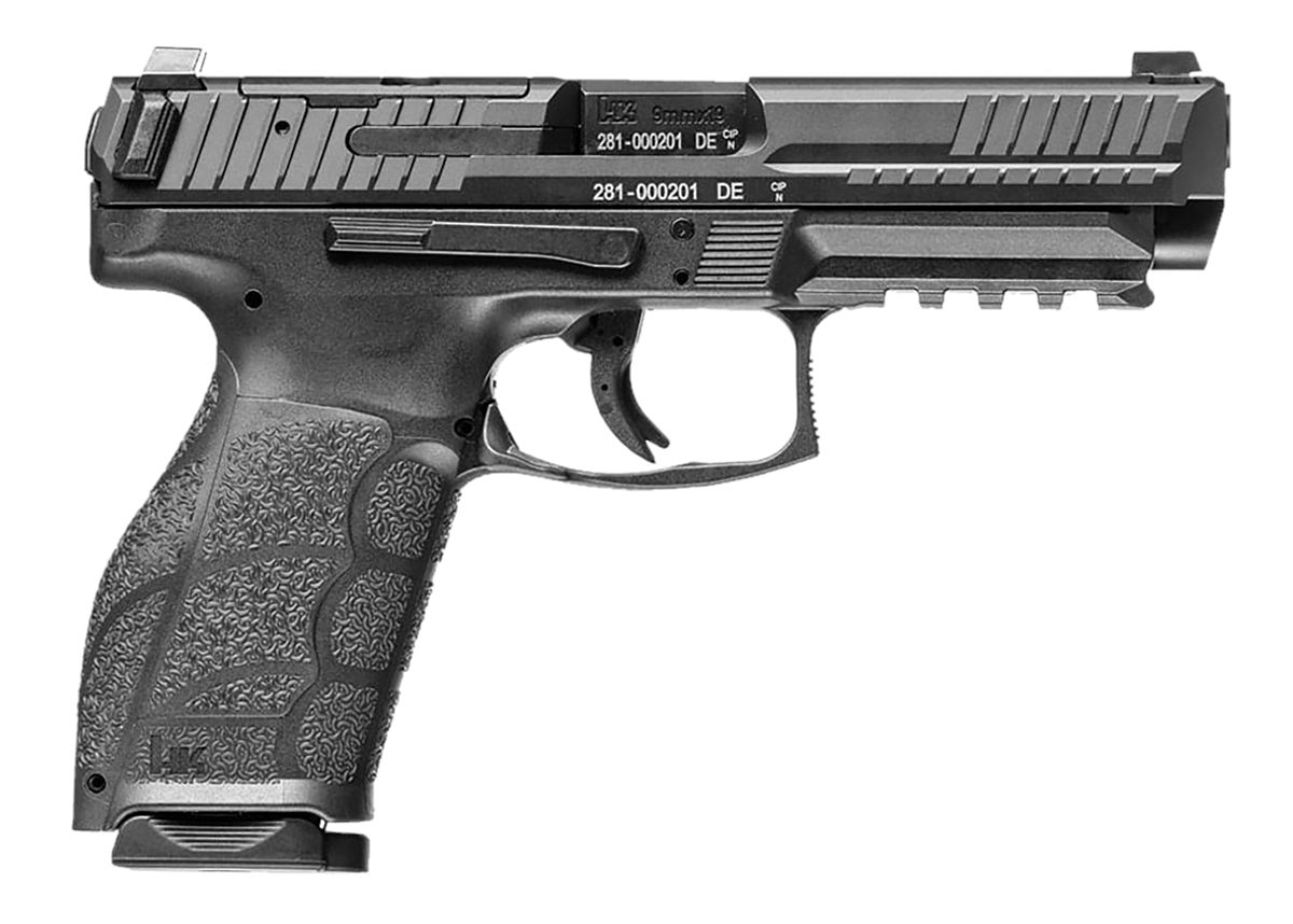 HK 81001066 VP9A1 Full Size 9mm Luger 10+1 4.53in Barrel, Black Steel Optic