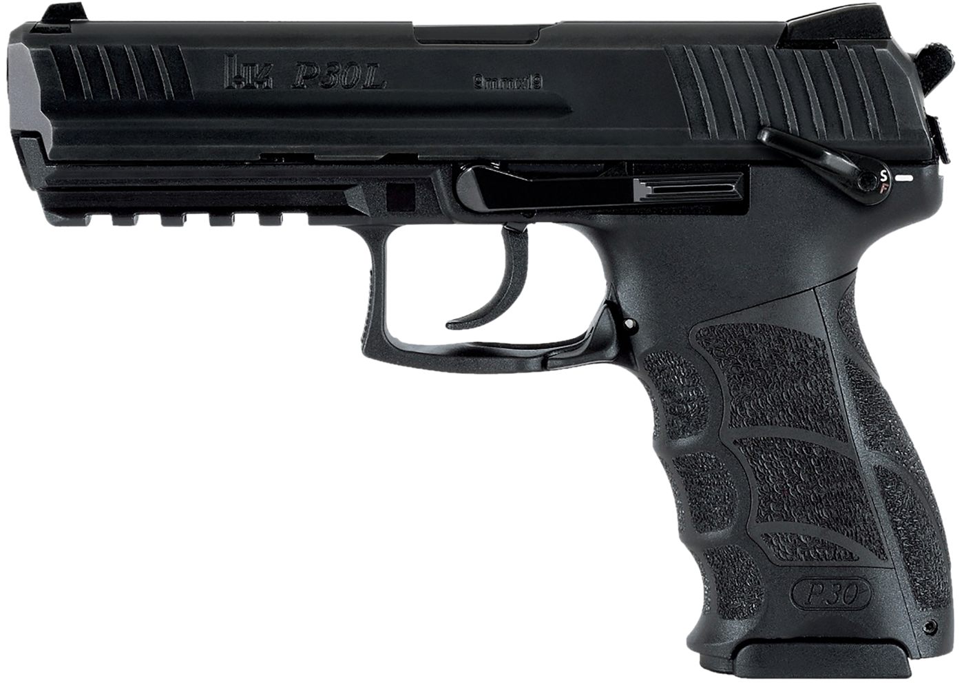 Heckler and Koch H K P30L Long Slide Handgun 9mm Luger 17(1) 20(1)rd Magazi