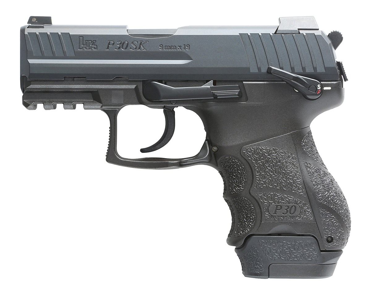 HK 81001109 P30SK V3 Sub-Compact 9mm Luger 12+1/15+1 3.27in Steel Barrel, B view 2