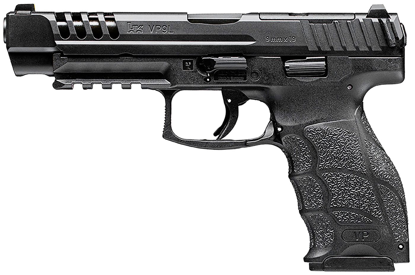 Heckler Koch USA HK 81001158 VP9L 9mm Luger 10+1 5in Black Polygonal Rifled