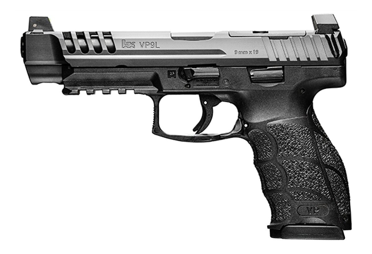 Heckler Koch USA HK 81001158 VP9L 9mm Luger 10+1 5in Black Polygonal Rifled view 2