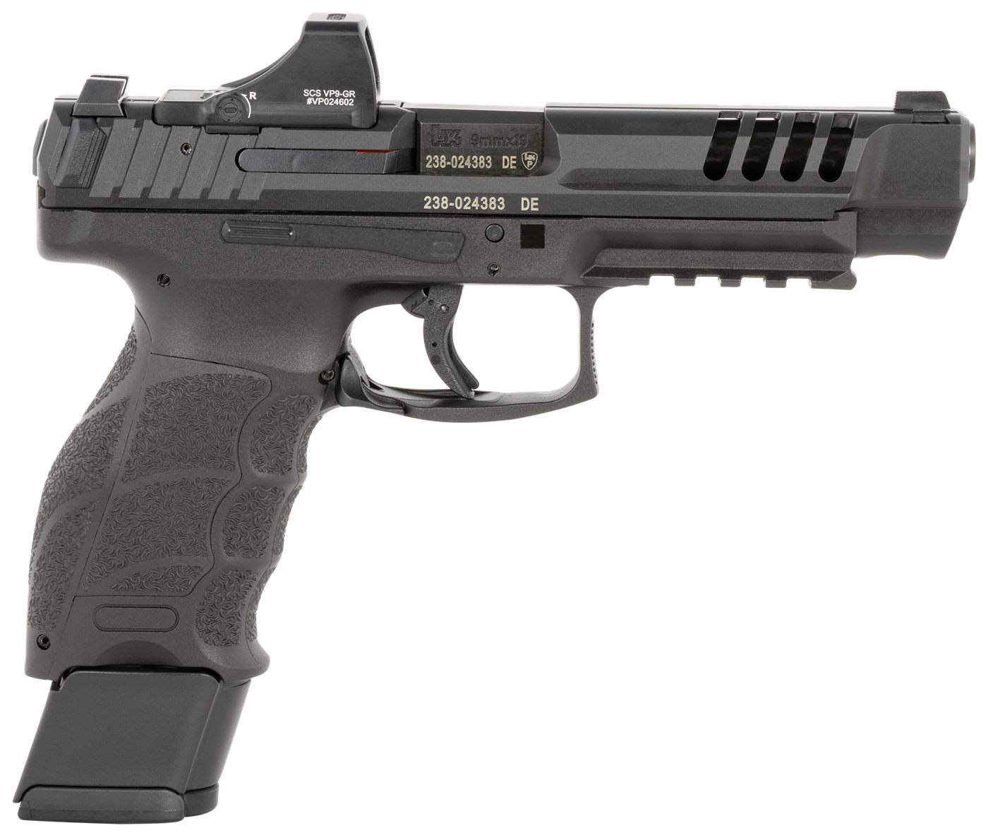 Heckler Koch USA HK 81001159 VP9L SCS 9mm Luger 15+1 5in Black Polygonal Ri