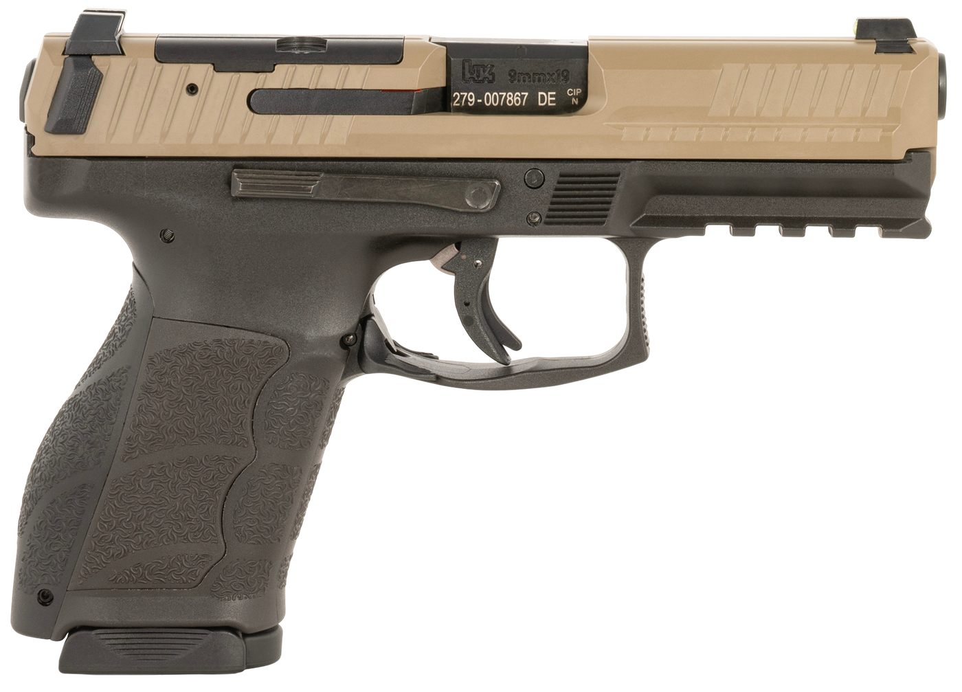 Heckler Koch USA HK 81001194 VP9A1 K Compact 9mm Luger 15+1 4.09in Black Fl