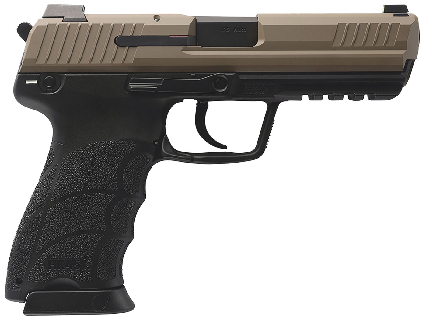 Heckler Koch USA HK 81001208 V1 45 ACP 10+1 4.46in Black Polygonal Rifled B