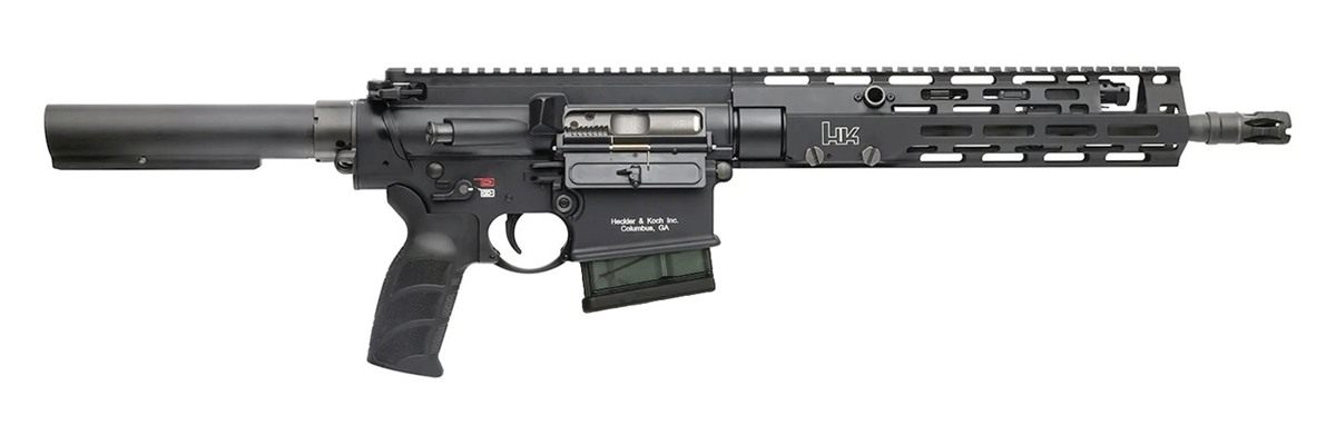 Heckler Koch HK 81001053 MR762 A4 7.62x51mm 10+1 13in Threaded Barrel, M-LO view 2
