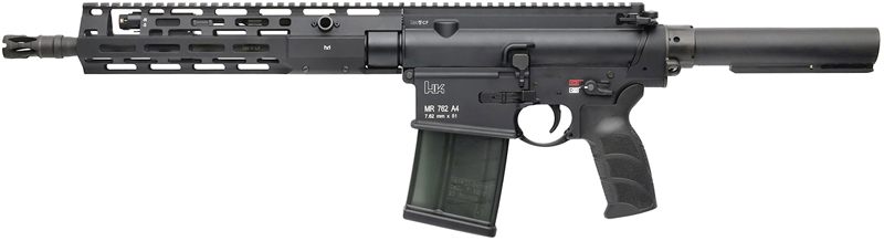 HK 81001052 MR762 A4 7.62x51mm 20+1 13in Threaded Barrel, M-LOK Handguard view 3