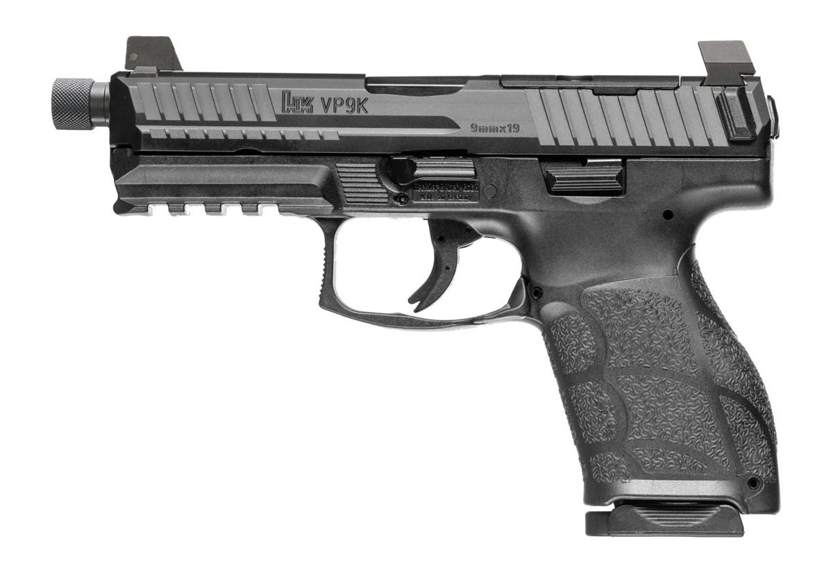 Heckler Koch HK 81001231 VP9A1 K Tactical 9mm Luger 10+1 4.70in Black Threa