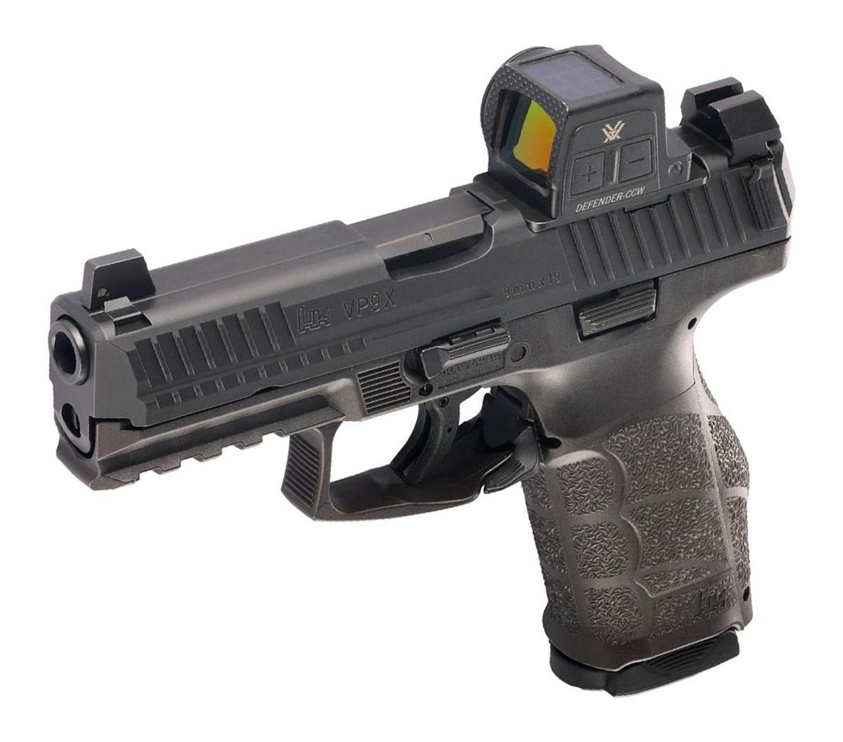 Heckler Koch HK 81001355 VP9A1 X w/Optic Full Size 9mm Luger 20+1 4.09in Bl view 2