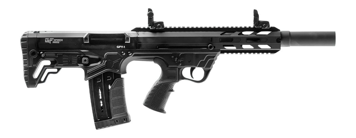 Gforce Arms GFY11220 USA 12 Gauge Semi-Auto 3in 5+1 18.50in Black Threaded
