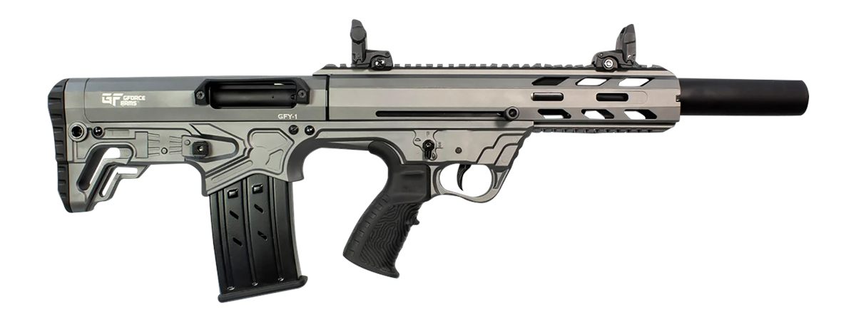Gforce Arms GFY11220TG USA 12 Gauge Semi-Auto 3in 5+1 18.50in Black Threade
