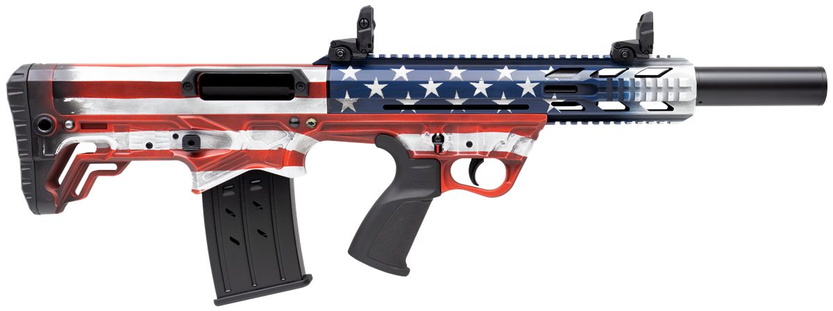 Gforce Arms GFY1USA USA 12 Gauge Semi-Auto 3in 5+1 18.50in Black Threaded B