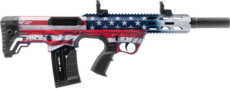 Gforce Arms GFY1USA USA 12 Gauge Semi-Auto 3in 5+1 18.50in Black Threaded B view 2