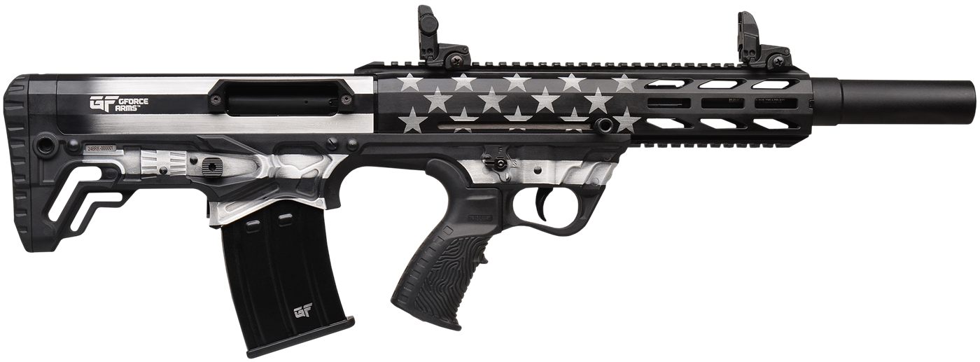 Gforce Arms GFY1USG USA 12 Gauge Semi-Auto 3in 5+1 18.50in Black Threaded B