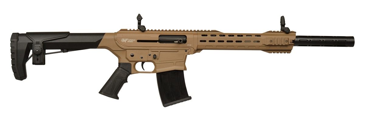 Gforce Arms GF2512FDE 12 Gauge Semi-Auto 3in 5+1 20in Flat Dark Earth Cerak