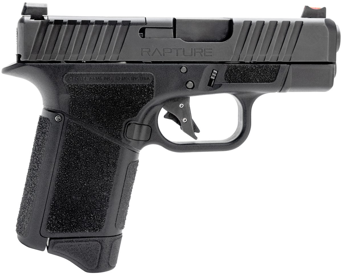 Gforce Arms GF932512 Rapture Sub-Compact 9mm Luger 12+1 3.25in Black Steel