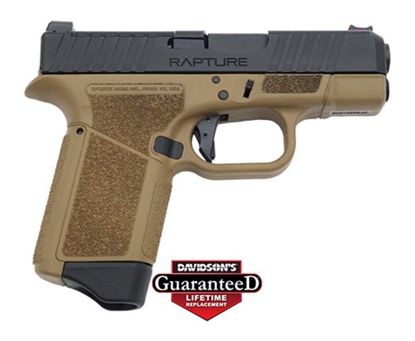 Gforce Arms G Force 9MM Rapture 3.25in FDE Pistol 2-12RD Mags view 2