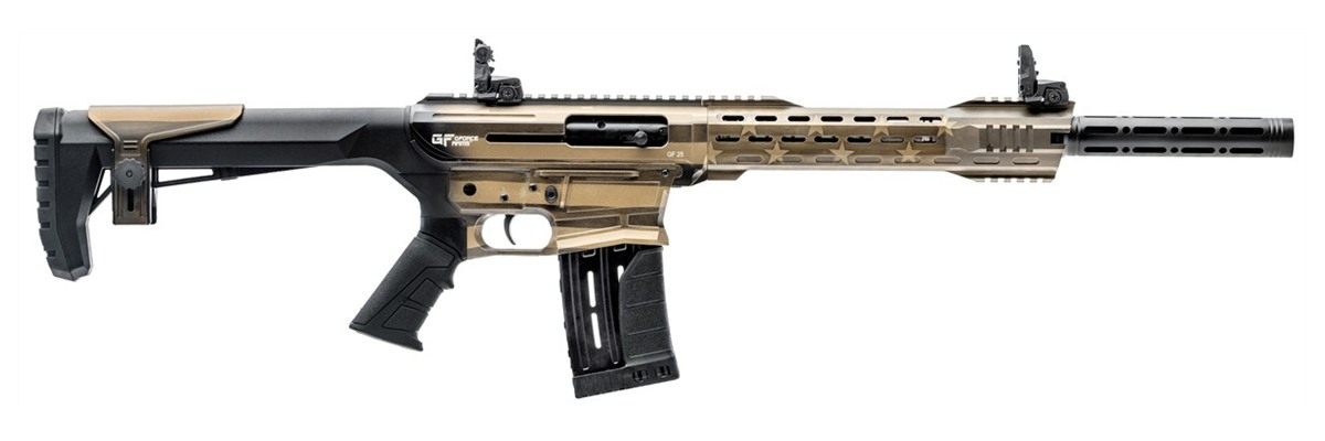 Gforce Arms GF25 AR-12 12GA 3in 18.5in 5RD Bronze USA Flag