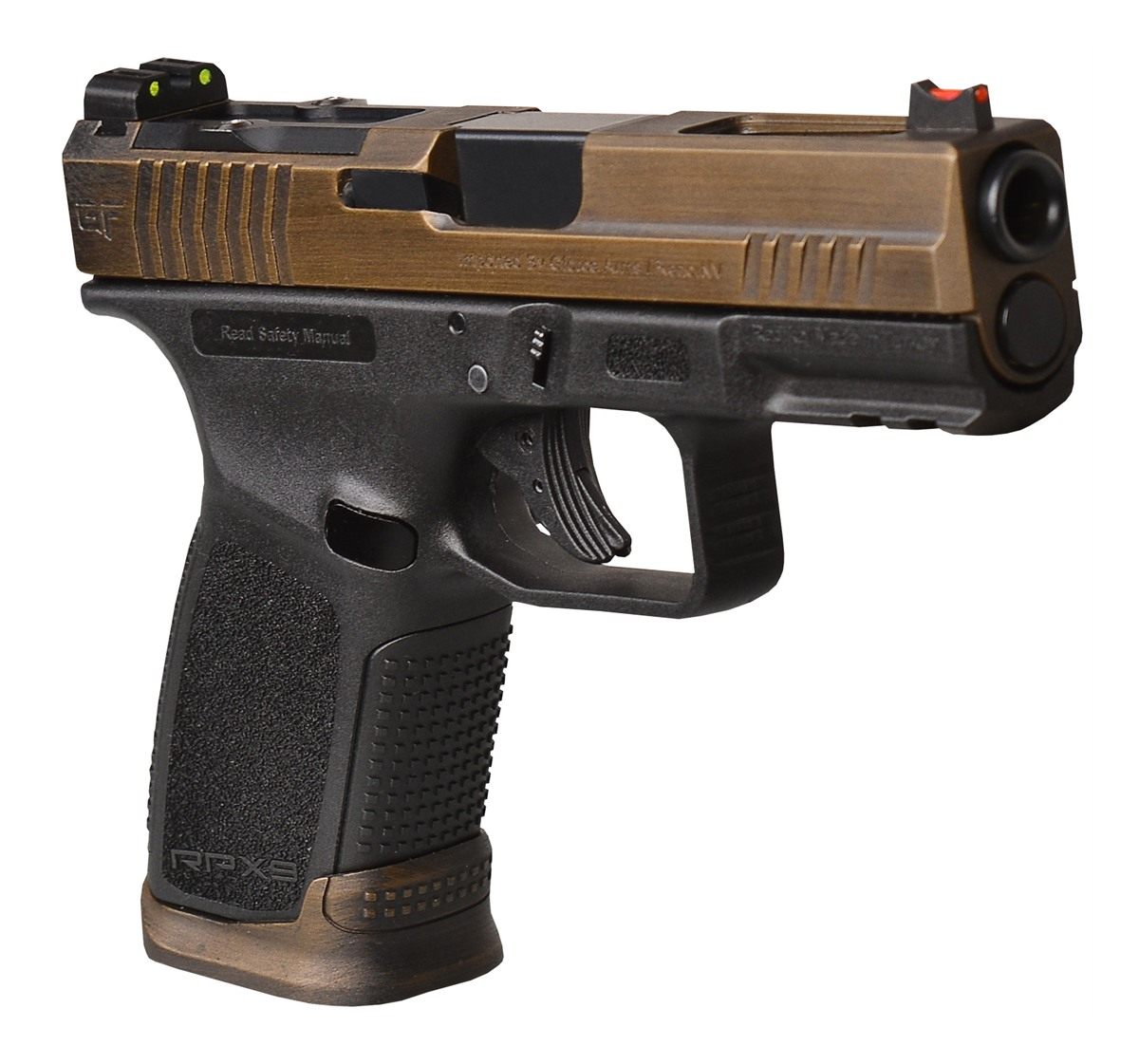 Gforce Arms GFRPX3C9BT Exodus 9mm Luger 15+1 4.02in Black Steel Barrel, Bro view 2