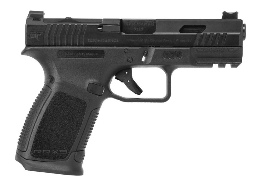 Gforce Arms RPX3C9 9MM 4in BLK Slide 15+1