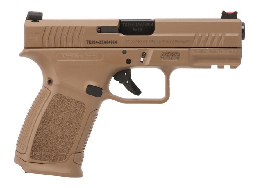 Gforce Arms RPX3C9 9MM 4in FDE Full 15+1