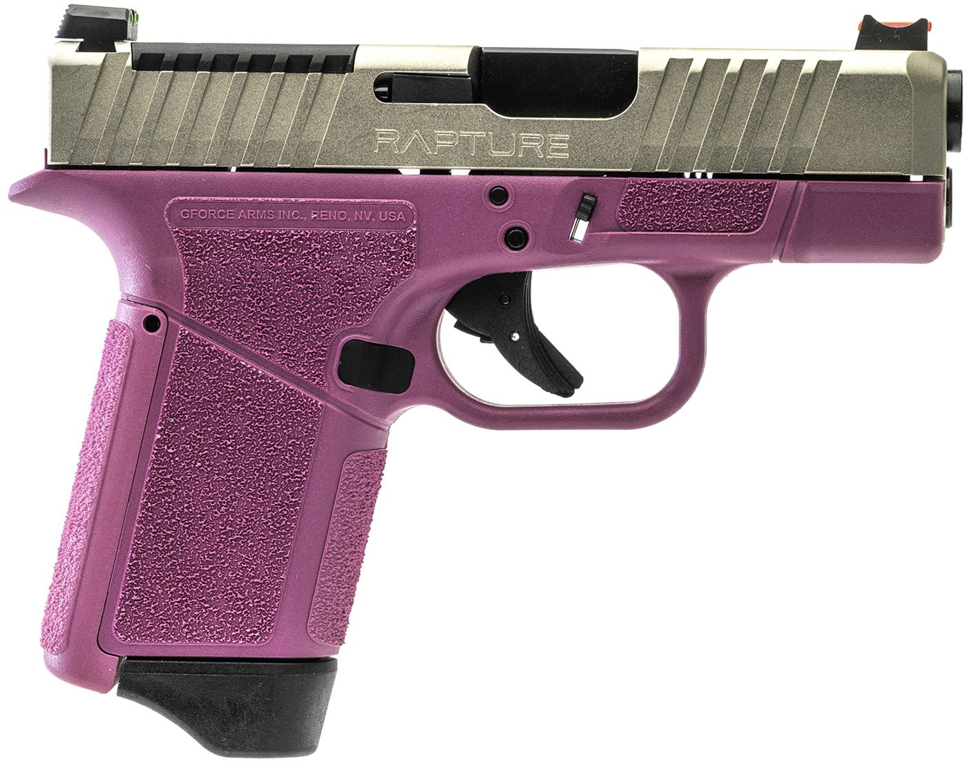 GForce Arms GF932512PIN Rapture Sub-Compact 9mm Luger 12+1 3.25in Black Ste
