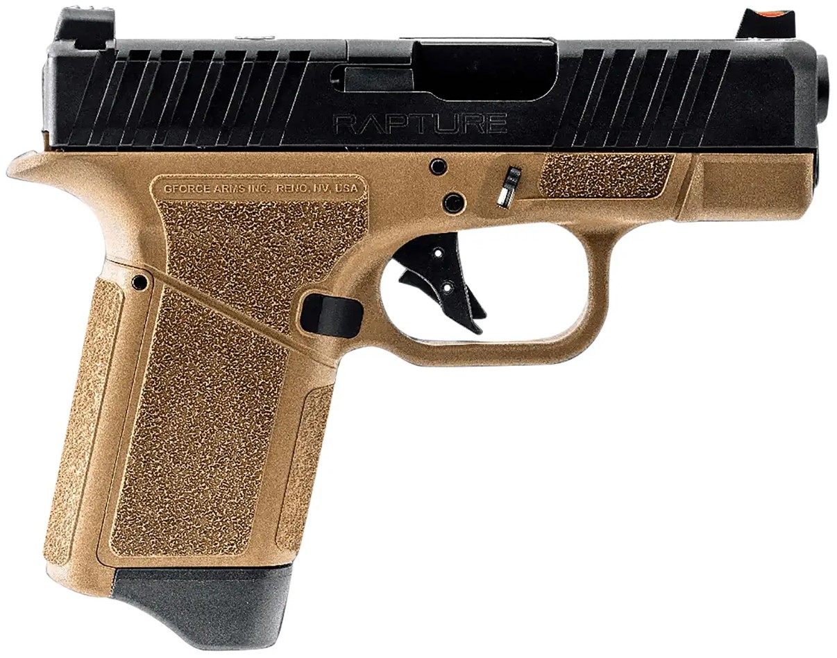 Gforce Arms GF932512FB Rapture Sub-Compact 9mm Luger 12+1 3.25in Black Stee