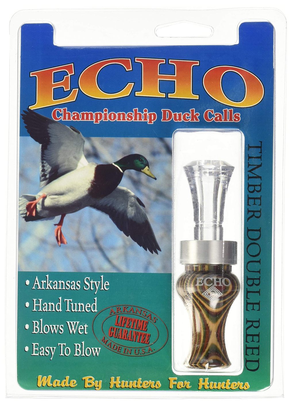 Echo Calls Diamonwood Timbers Double Reed Duck Natural