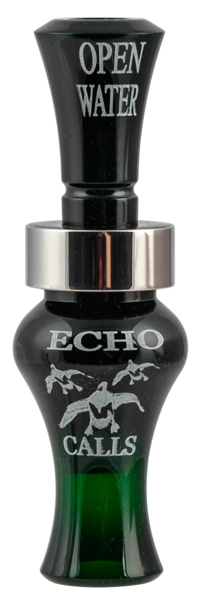 Echo Calls 77764 Open Water Duck Dark Green Single Reed Acrylic