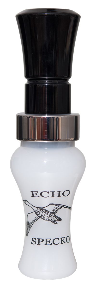 Mo Tactical Products Echo Acrylic Specko Single Reed Goose Call Pearl Black