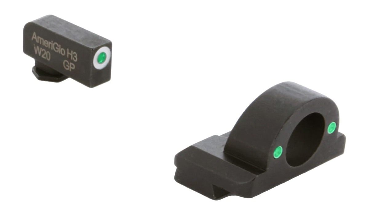 AmeriGlo Ghost Ring Series Sight Set for Glock - Fits Gen 1-4 9mm/.40/.380