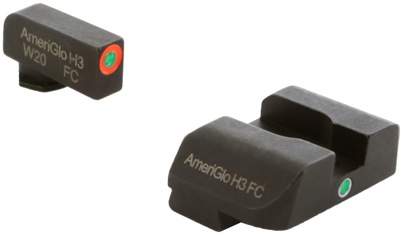 AmeriGlo i-Dot Series Sight Set for Glock - Fits Gen 1-4 9mm/.40/.380, 10mm