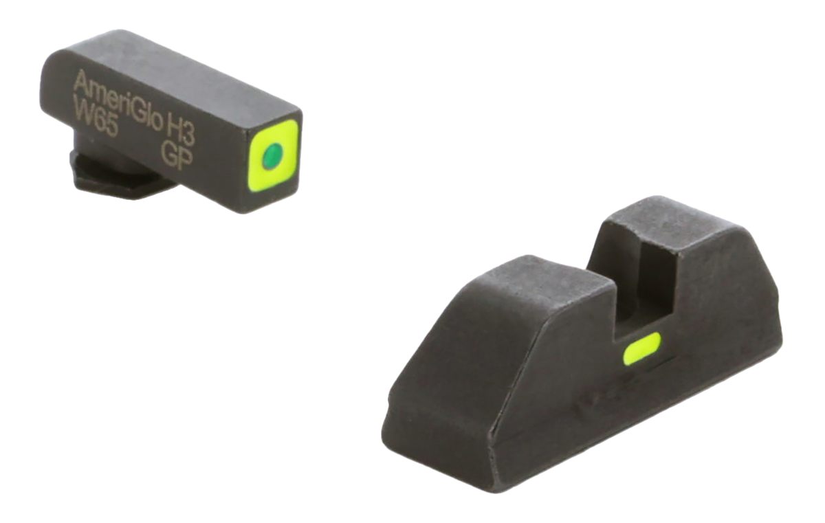 AmeriGlo Cap Series (Combative Action Pistol) Sight Set for Glock - Fits Ge