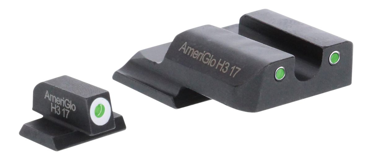 AmeriGlo Classic Series - Three-Dot Tritium Design Smith Wesson Set - Fits