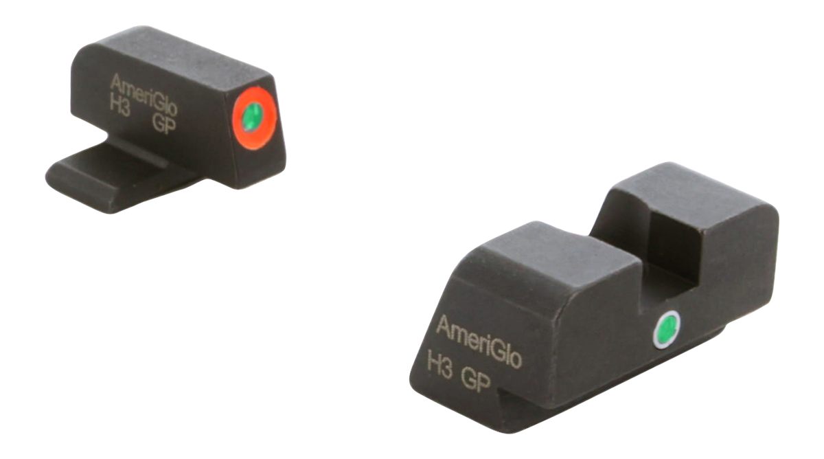 Ameriglo XD201 i-Dot Sight set for Springfield Armory Green Tritium Orange