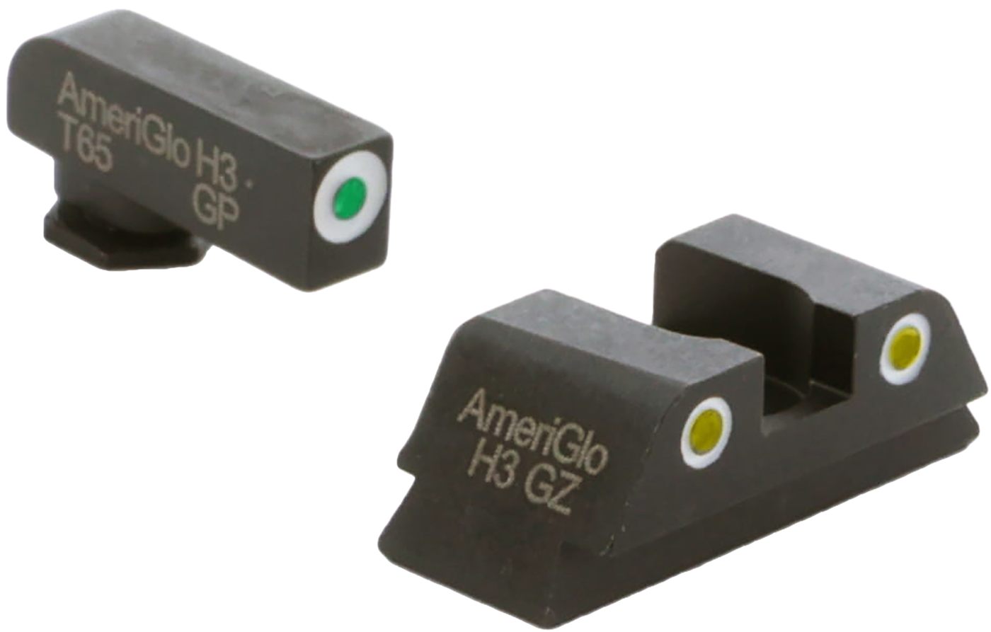 AmeriGlo Classic Series - Three-Dot Tritium Design Glock Set - Fits 42, 43