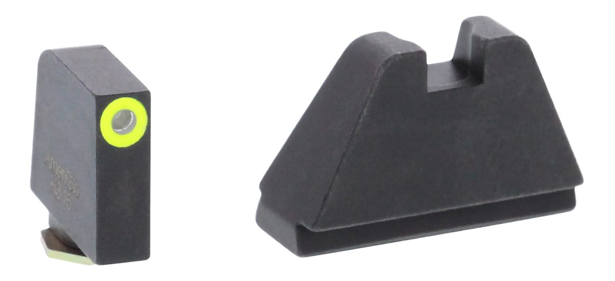 Ameriglo GL682 Optic Compatible Sight Set for Glock 5XL Tall Green Tritium