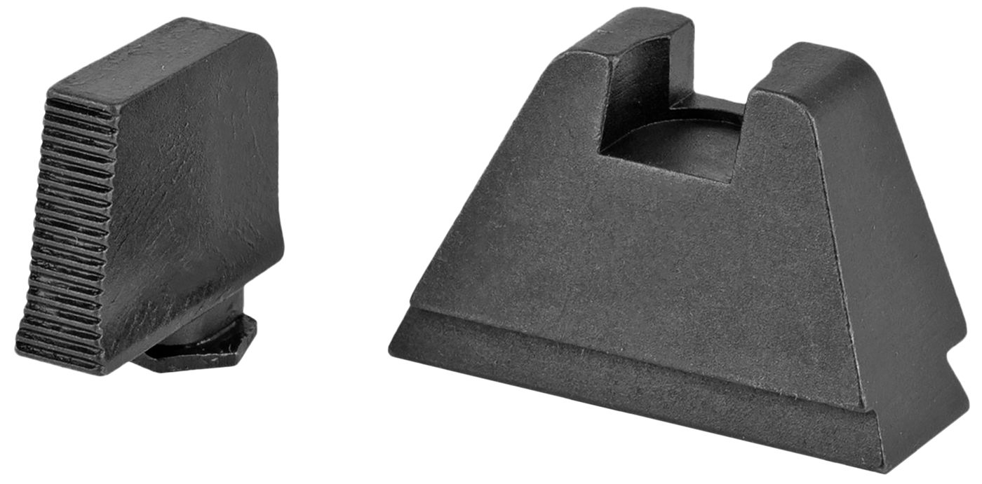 AmeriGlo Optic Compatible Sight Set for Glock - 3XL Tall Black Serrated .36