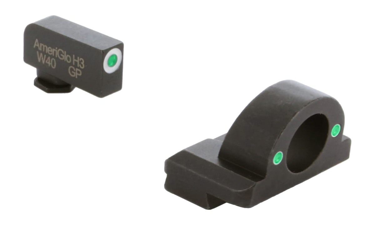 AMERIGLO Ghost Ring Series Sight Set for Glock - Fits Gen 5 9mm/.40