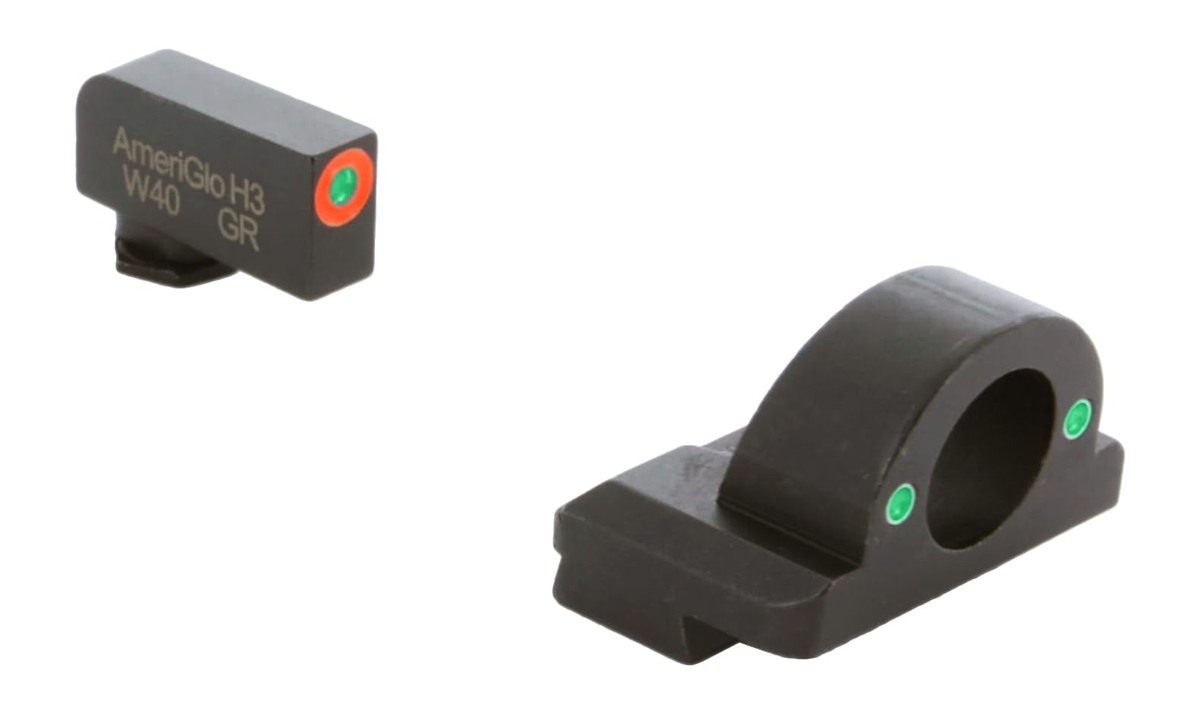 AMERIGLO Ghost Ring Series Sight Set for Glock - Fits Gen 5 9mm/.40