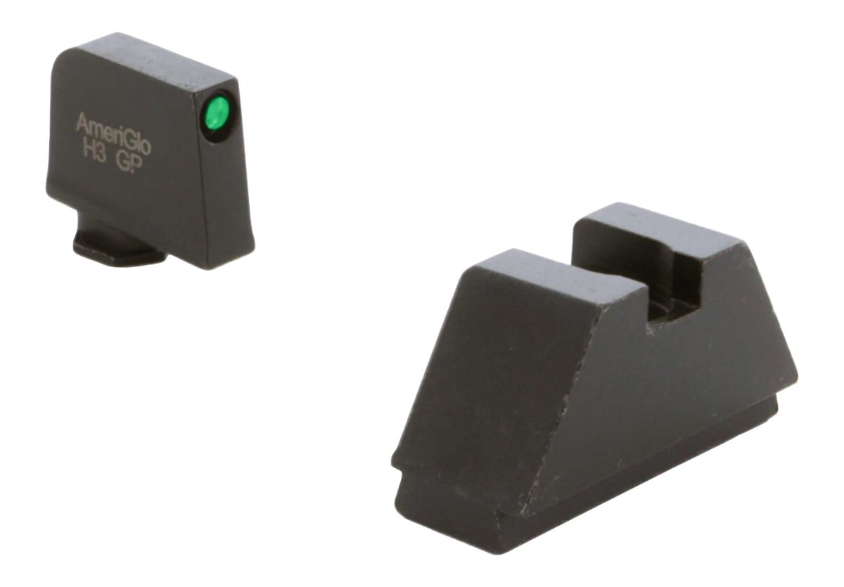 Ameriglo GL810 Optic Compatible Sight Set for Glock 2XL Tall Green Tritium