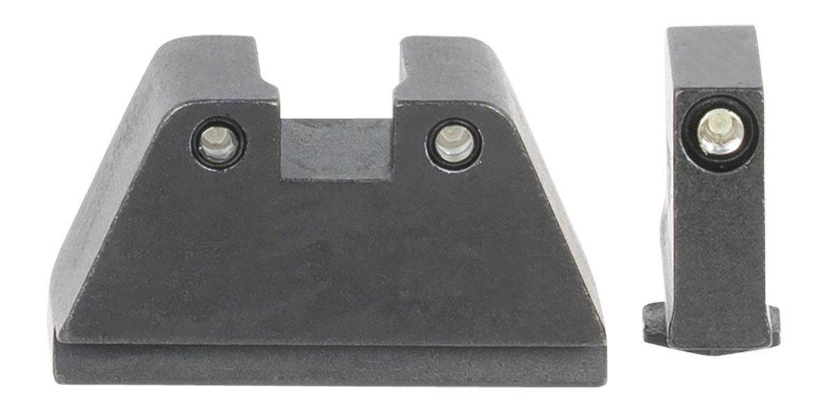 Ameriglo GL814 Optic Compatible Sight Set for Glock 2XL Tall Green Tritium