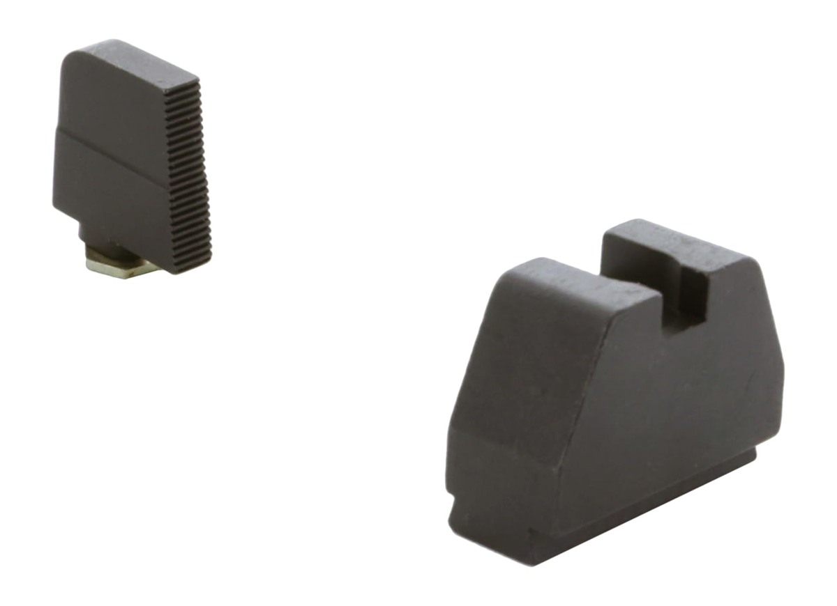 AmeriGlo Optic Compatible Sight Set for Glock - 7XL Tall Black Serrated .45