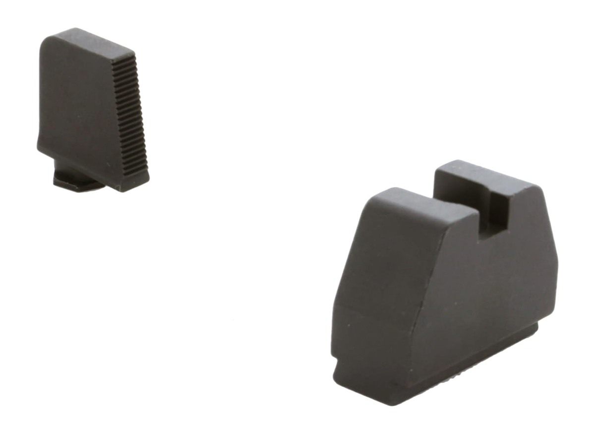AmeriGlo Optic Compatible Sight Set for Glock - 8XL Tall Black Serrated .47